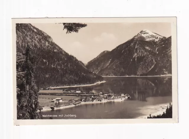 uralte AK Walchensee mit Jochberg 1927 //30