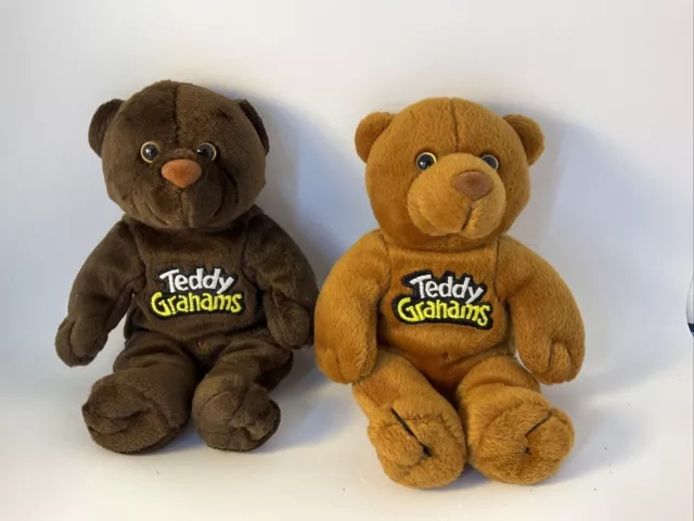 Nabisco Teddy Grahams Plush Bear 7”- Spicy Cinnamon Or Chunky Chocolate