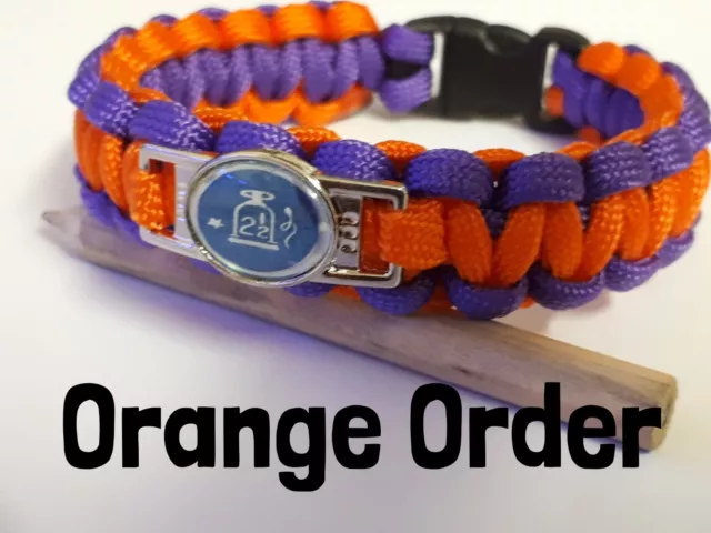 Orange Order Paracord Wristband