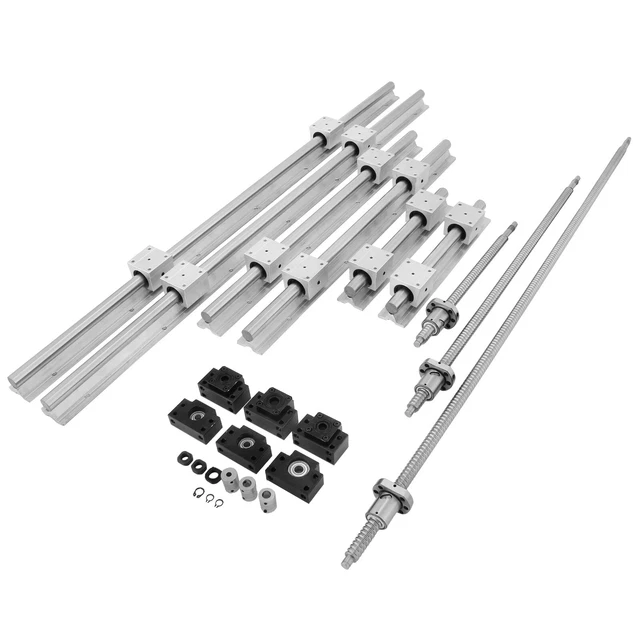 CNCYEAH Kit De Guidage Linéaire SBR20 300 Mm Avec 4 Blocs