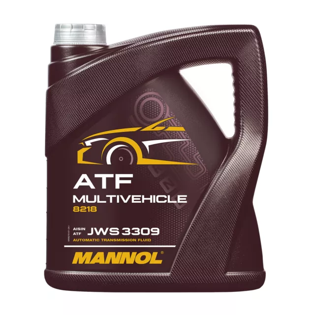 MANNOL ATF Multivehicle JWS 3309 Automatikgetriebeöl Dexron, Mercon, 4 Liter