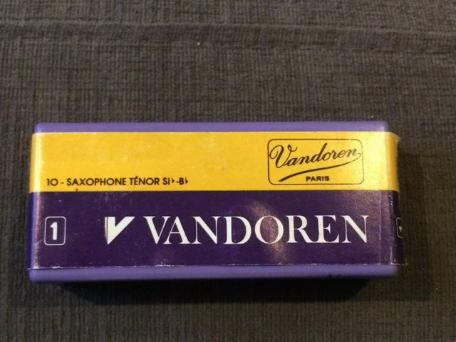 boite de 10 Anches Saxophone ténor sib  Force 1 Vandoren