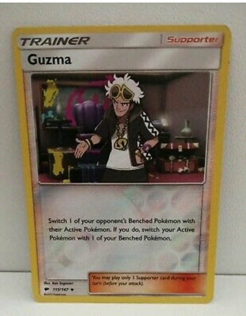 Pokémon Karte Reverse Holo Trainer Guzma