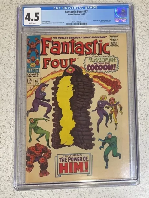 Fantastic Four #67 CGC 4.5  (1967) 🔥1st App of HIM/Adam Warlock in Cameo🔥 MCU