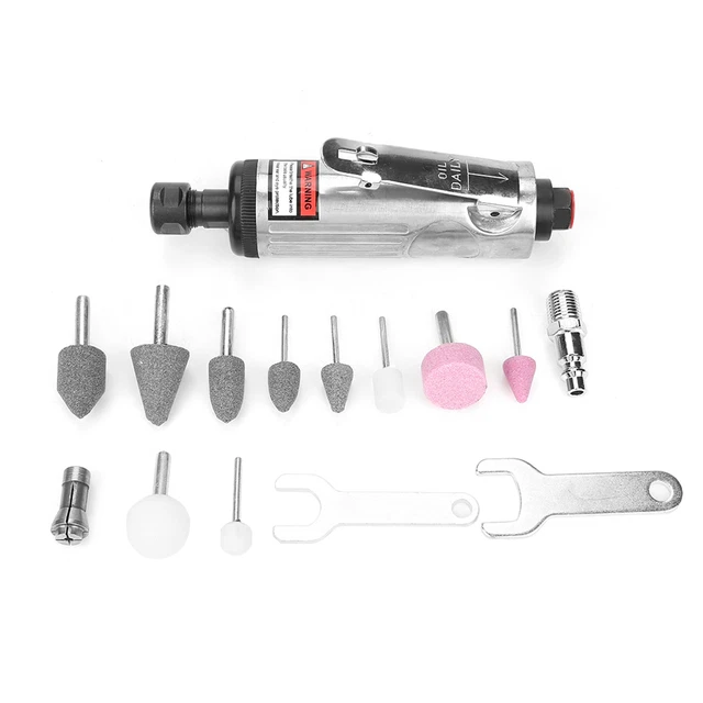 Air Grinder Kit Metal Pneumatic Sander Machine Polishing Tool Kit Air Grinder