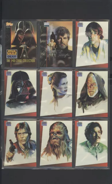 1993 Topps Star Wars: Galaxy Series 1 Complete Base Set (140/140) B1