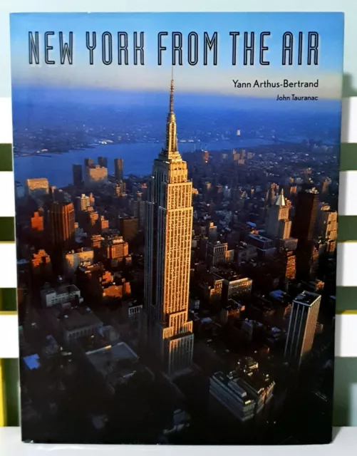 New York from the Air! 1998 HC / DJ Book by John Tauranac! World Trade Center