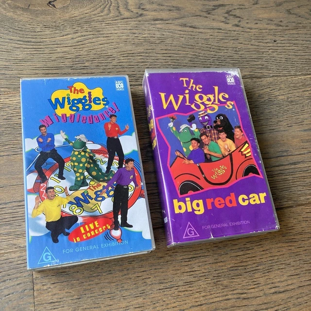 The Wiggles VHS x2 Big Read Car + Wiggledance - 90s VHS