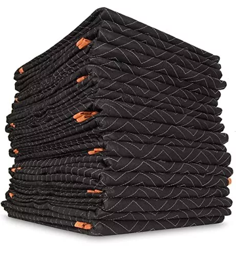 Heavy Duty Padded Moving Blankets (6 Pack)