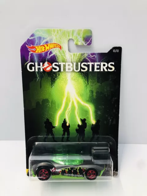 Hot Wheels Ghostbusters Phastasm 1:64 Die Cast Car 6/8 Grey Roadster 2016