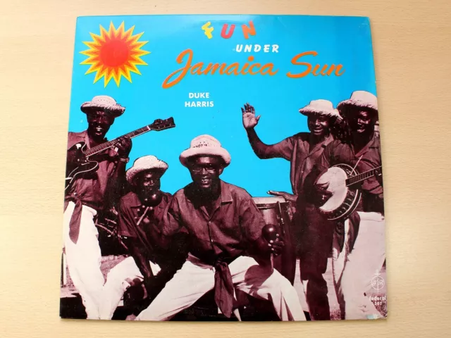 EX/EX-!! Duke Harris/Fun Under Jamaica Sun/1967 Kalypso LP