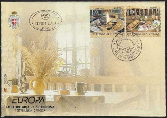 Europa Cept Fdc Bosnia Serba 2005