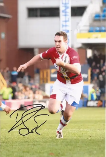 Wakefield Trinity Rugby League *  Daniel Smith Signed 6X4 Action Photo+Coa