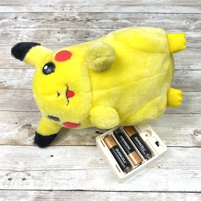 VINTAGE POKEMON TALKING Pikachu Plush 1998 I Choose You Electronic by
