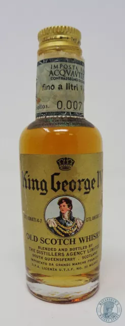 Miniature / Mignon Scotch Whisky KING GEORGE IV (b)