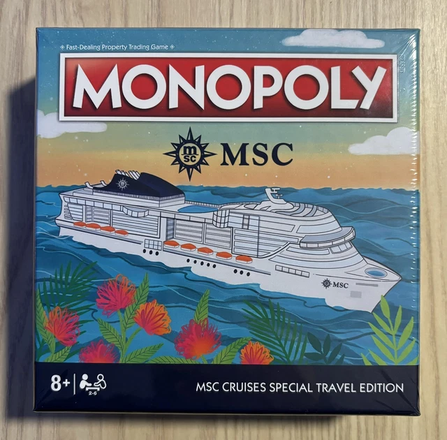 人生ゲーム MONOPOLY MSC Bellissima Special Edition MONOPOLY MSC BELLISSIMA Special Edition - and for sale