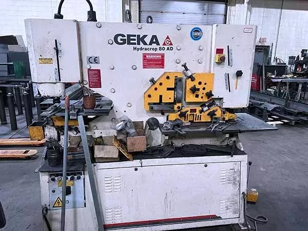 Geka Iron Worker HYD80 - Hydraulic Ironworker (2012)