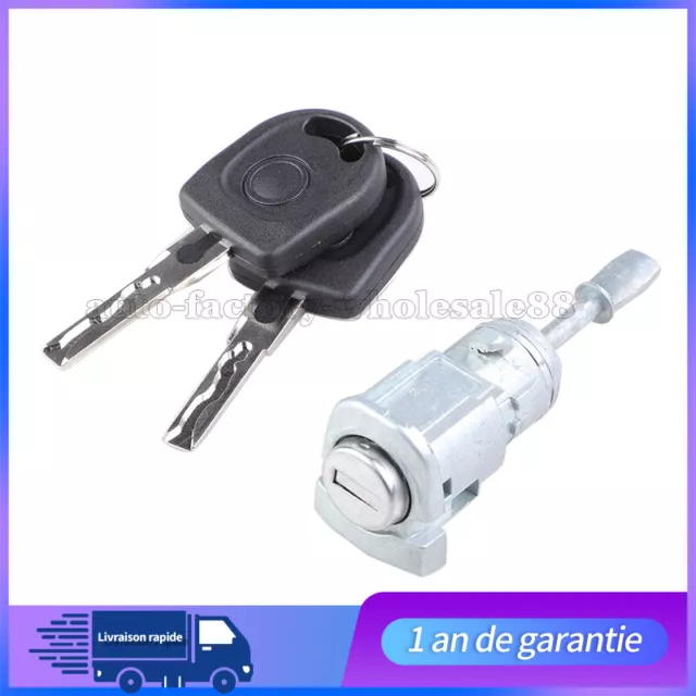 Barillet Serrure Porte Avant Gauche Chauffeur 604837168 Pour Vw Golf 4 Bora Neuf