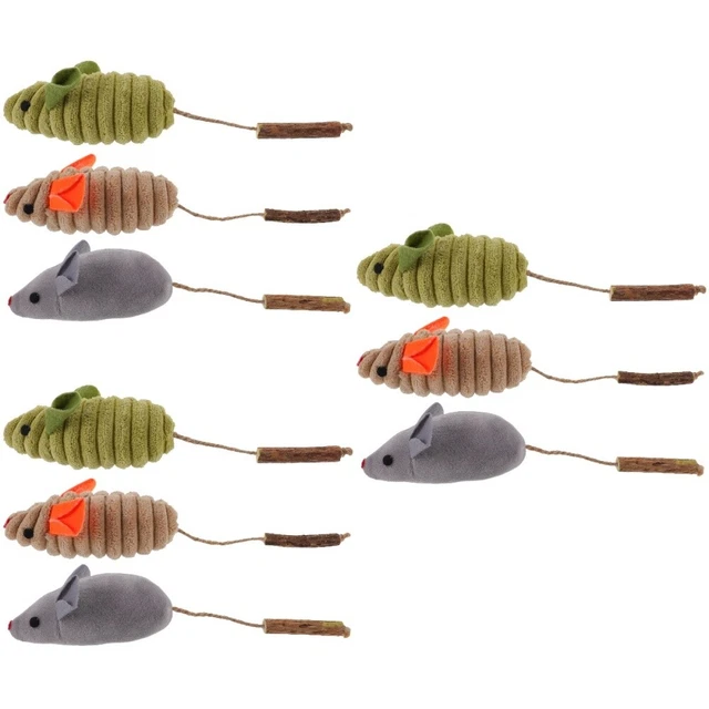 9 PIEZAS Gatos Masticar Juguete Catnip Toys Gatitos Juguete