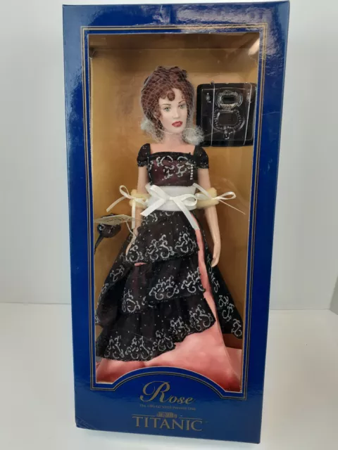 Franklin Mint TITANIC Rose 16" Vinyl DOLL RED JUMP DRESS & SHOES  ONLY