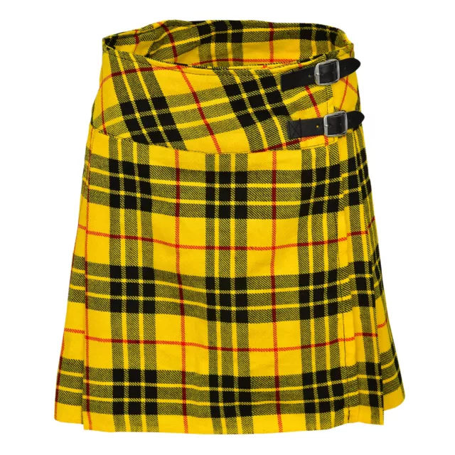 Ladies Knee Length Kilt Skirt 20" Length Tartan Pleated Kilts - Macleod Of Lewis