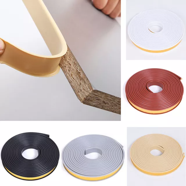 TPE Self-adhesive Cabinet Seal Strip U-shaped Edge Banding Tape Protector Co'7H