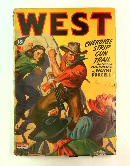West Pulp Jul 1943 Vol. 54 #2 GD/VG 3.0