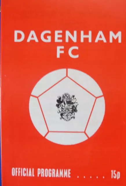 Dagenham V Leytonstone 9/2/1980 London Senior Cup - 2Nd Round