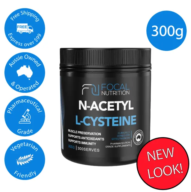 NAC N-Acetyl L-Cysteine pure powder antioxidant detox - 300g