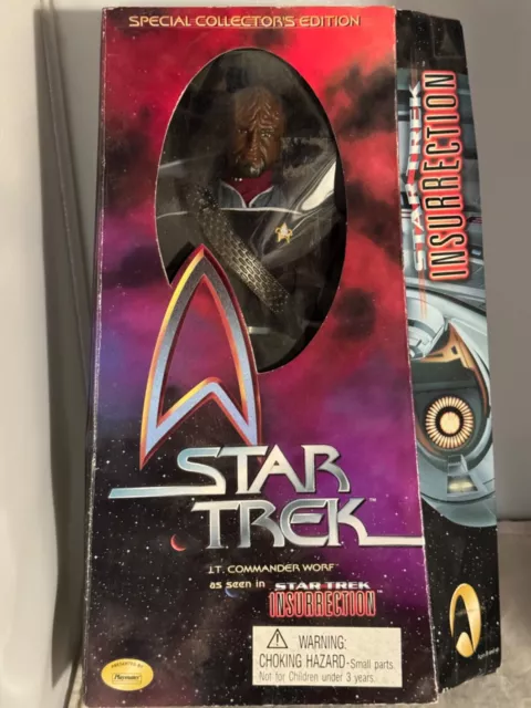 1998 Star Trek Insurrection Lt. Commander Worf  12" Playmates Action Figure