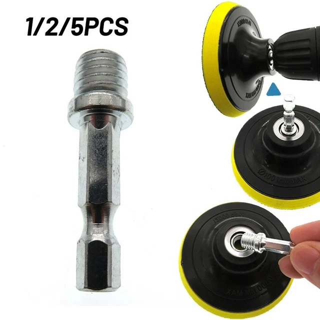 Perceuse Mandrin Hexagonale Bielle Adaptateur Polissage Disque Connectin High