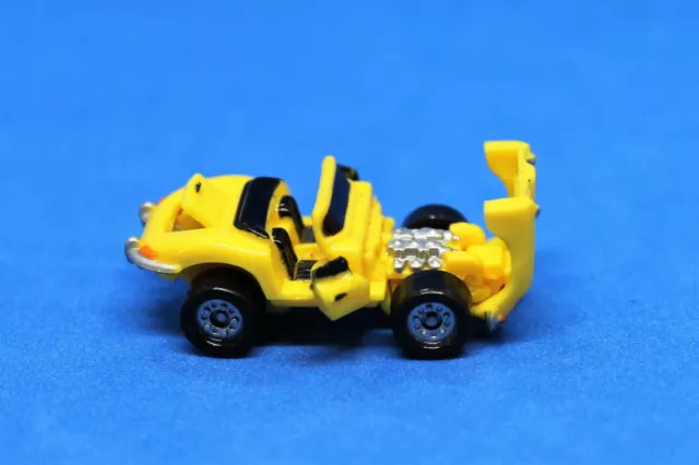 Vintage Micro Machines Deluxe Jaguar XKE Convertible Yellow 1988 Galoob