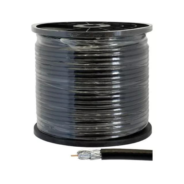 100m High Quality RG6 Quad Shield Cable for Digital TV Foxtel Austar VAST