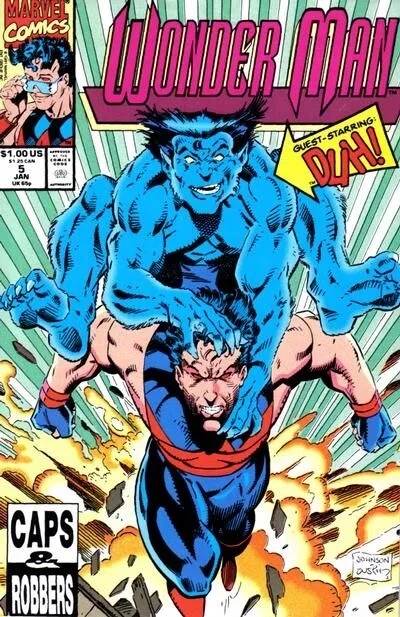 Wonder Man #5 9.0 (W) VF/NM Marvel Comics 1992 STOCK IMAGE