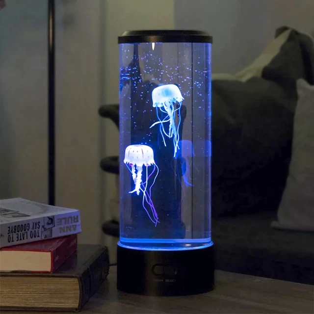 COLOR CHANGING JELLYFISH Lamp USB/Battery Night Light for Kids' Room