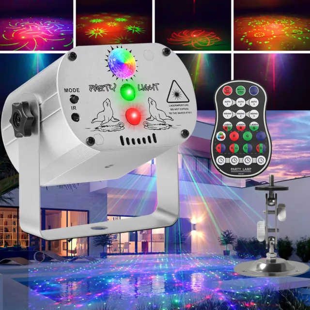 480 Muster Lichteffekt RGB LED Laser DJ Projektor Disco Party Bühnenbeleuchtung