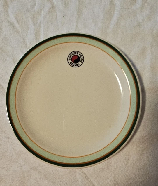 Northern Pacific Railroad Dining Car China Plate 6 1/2" Bread Plate