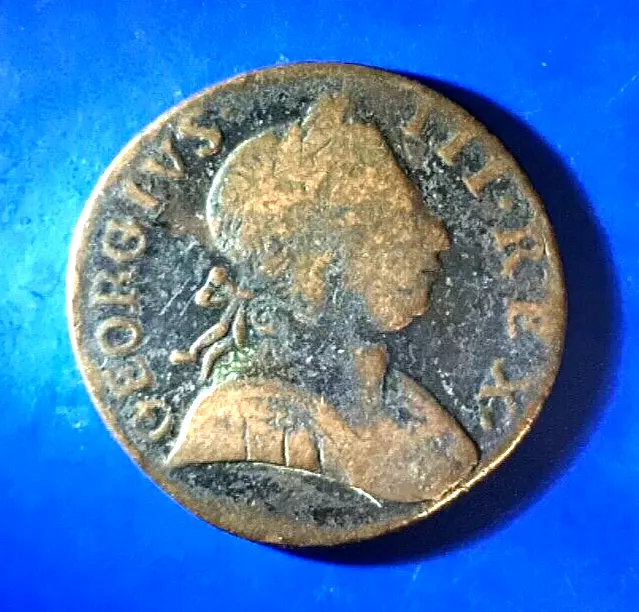 ☆ INCREDIBLE !! - 1775 King Geo III Revolutionary War Coin !! ☆ NICE DETAILS ☆