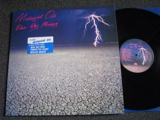 Midnight Oil-Blue Sky Mining LP-1990 Holland-CBS Records-465653 1-Sticker