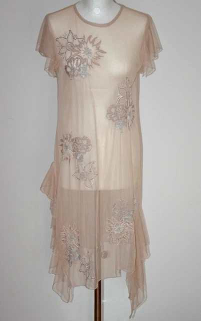 Vestito Zara Elegante Stile Retro' Anni 20 Tg S-Occasione Cerimonia Saldi Sconti