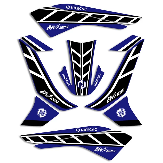 Yw Code Sticker DURABLE GRAPHICS STICKERS Body Decals Team For Yamaha YW 125 BWS Zuma ...