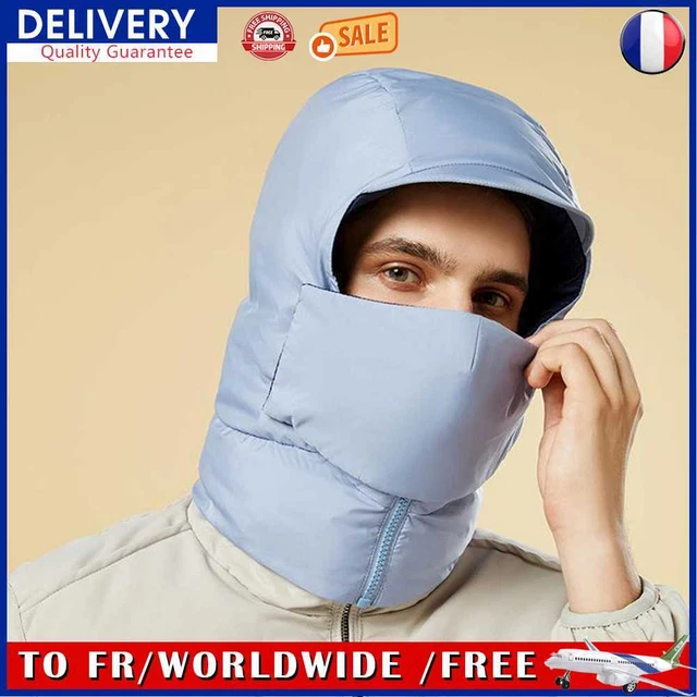 Cycling Caps Windproof Winter Headgear for Bike Motorcycle Riding (Blue)