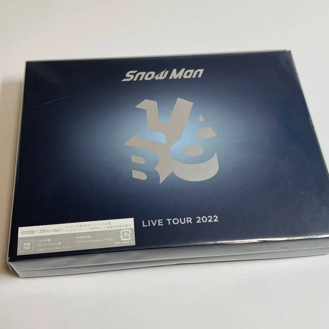 SNOW MAN LIVE TOUR 2022 Labo. First Edition Blu ray $189.18
