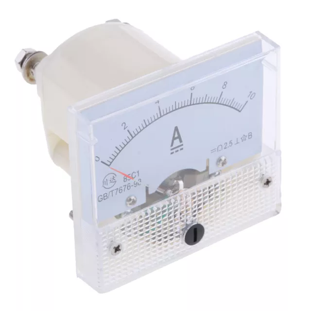 DC 0-10A Analog Amp Meter Ammeter Current Panel Ampere Meter 85C1