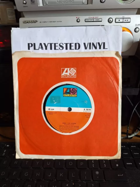 Archie Bell & The Drells Here I Go Again Vg+ Atlantic Northern Soul Vinyl 45