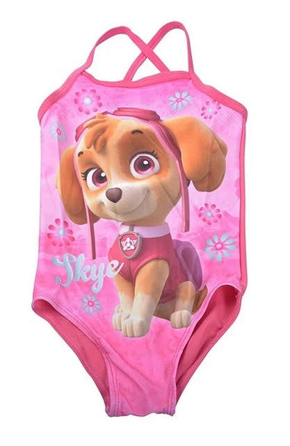 GIRLS PAW PATROL Swimsuit Skye Swimming Costume Age 18 24 Months