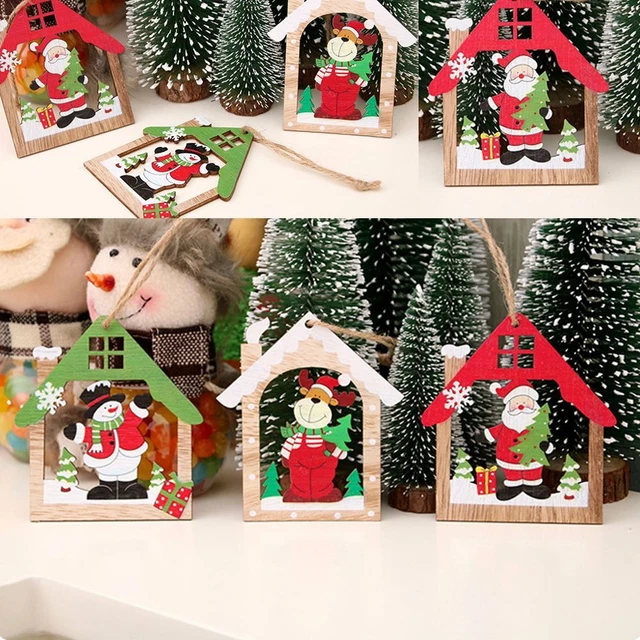 Ornaments  Xmas Hanging Christmas Tree Decoration Snowman/Elk/Santa Claus