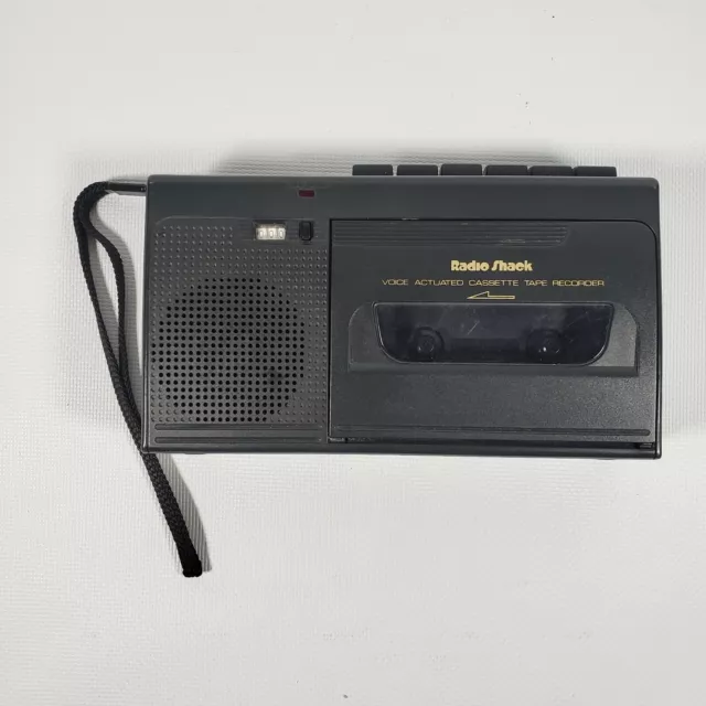 Radio Shack Voice Actuated Cassette Tape  Recorder CTR-76 TESTED WORKING