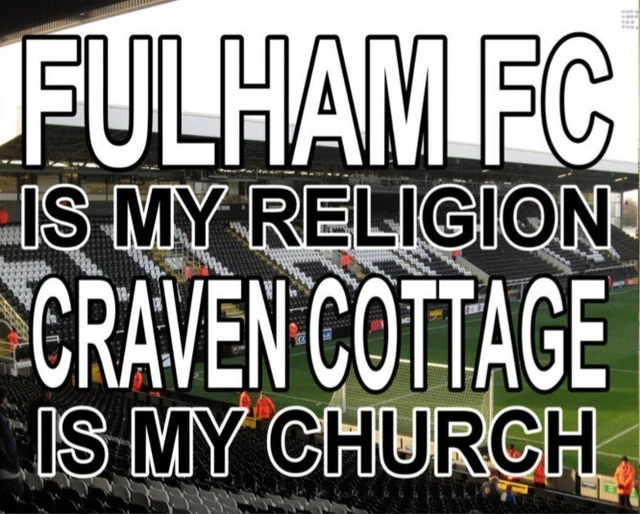 Fulham FC Football Club NEW Craven Cottage Stadium Fridge Magnet Gift 45mmx 70mm