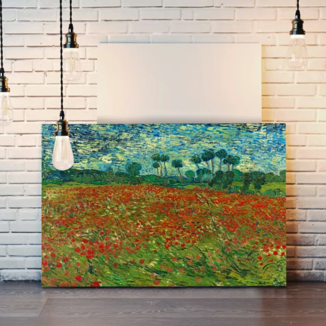 Van Gogh Poppy field Poppies CANVAS WALL ART PAINTING PRINT ARTWORK CLASSIC